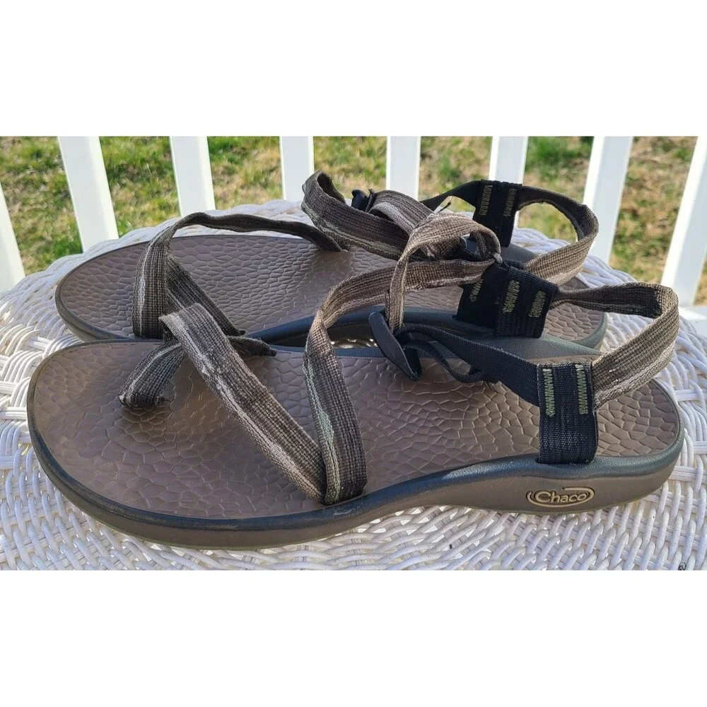 Chaco Men’s Sandals Olive Green Z/2 Classic Adjustable Strap Hiking Kayak M 14